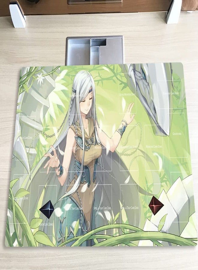 Mlikemat New Mlikemat Playmat Maiden with Eyes of Blue TCG CCG Trading Card Game Mat + Free Bag - Image 2